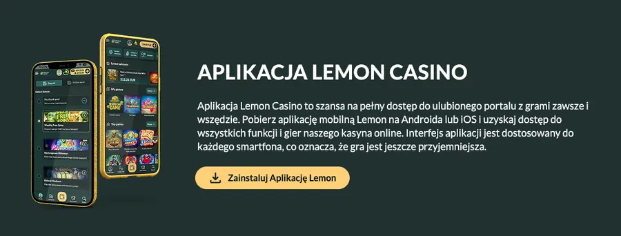 Lemon Casino aplikacja